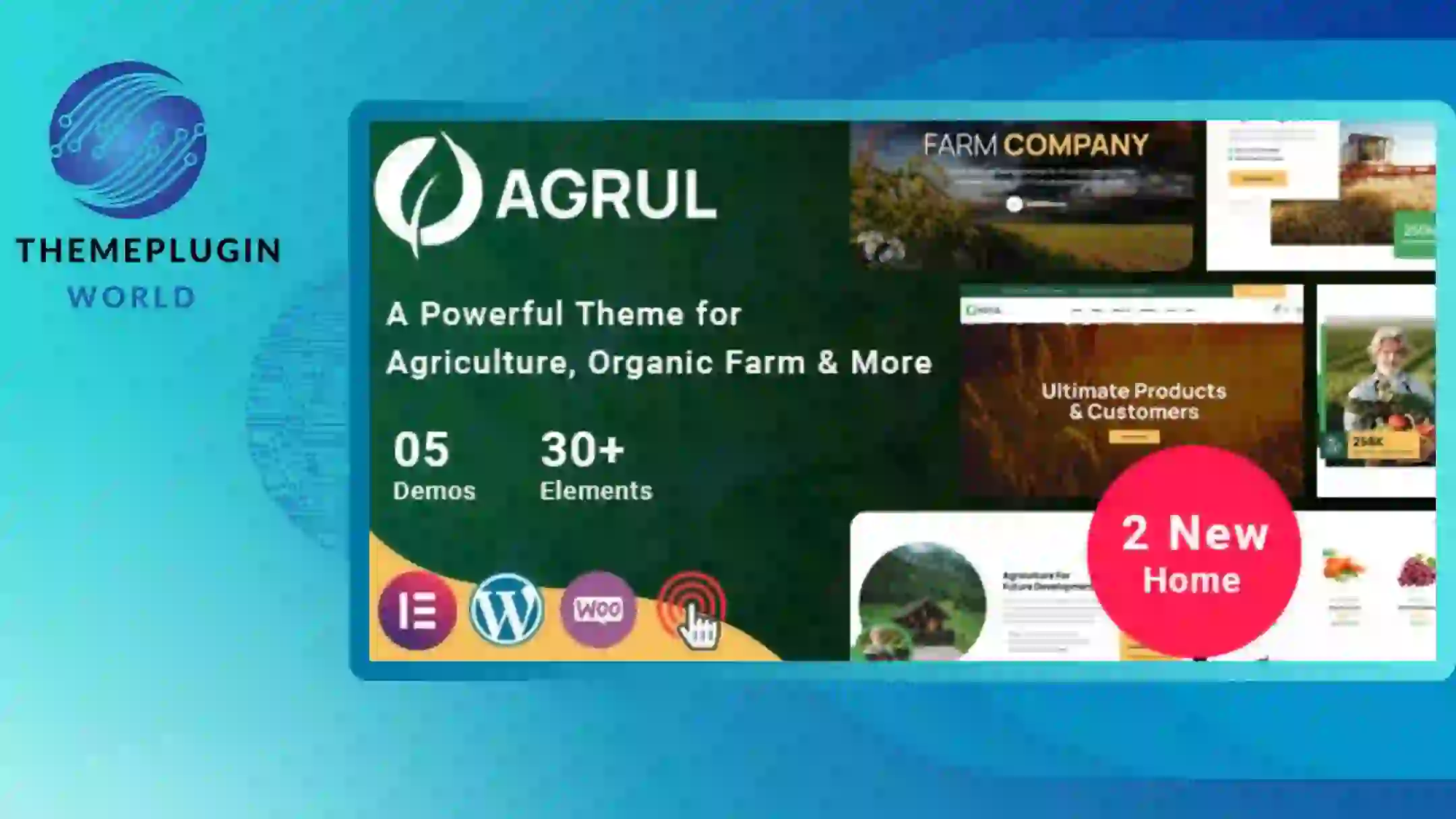 Agrul – Agriculture WordPress Theme